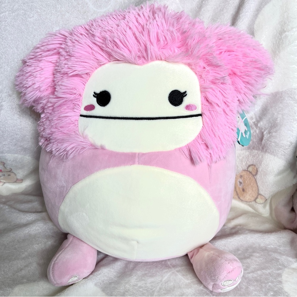 NEW Claire’s Exclusive Squishmallows 12" Brina the Big Foot Plush